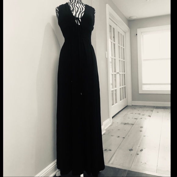 - NWT Bobi Black Long black dress - Picture 3 of 7